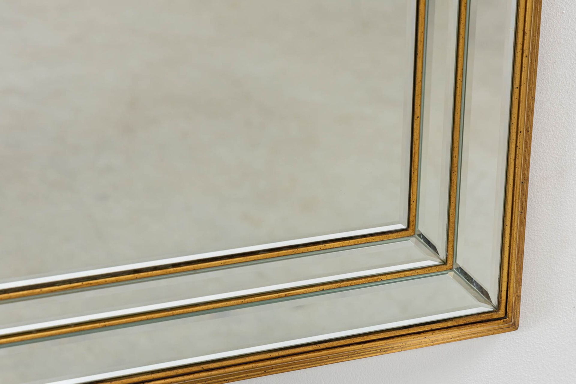 Deknudt, two mirrors. Gilt wood. (W:79 x H:125 cm) - Bild 7 aus 10