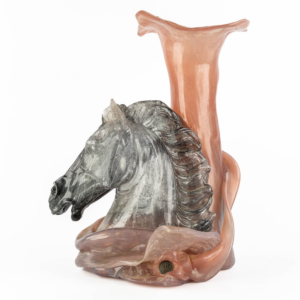 Rémo PINTUS (1938-2002) 'Horse Head'. (L:37 x W:42 x H:60 cm) - Image 3 of 11