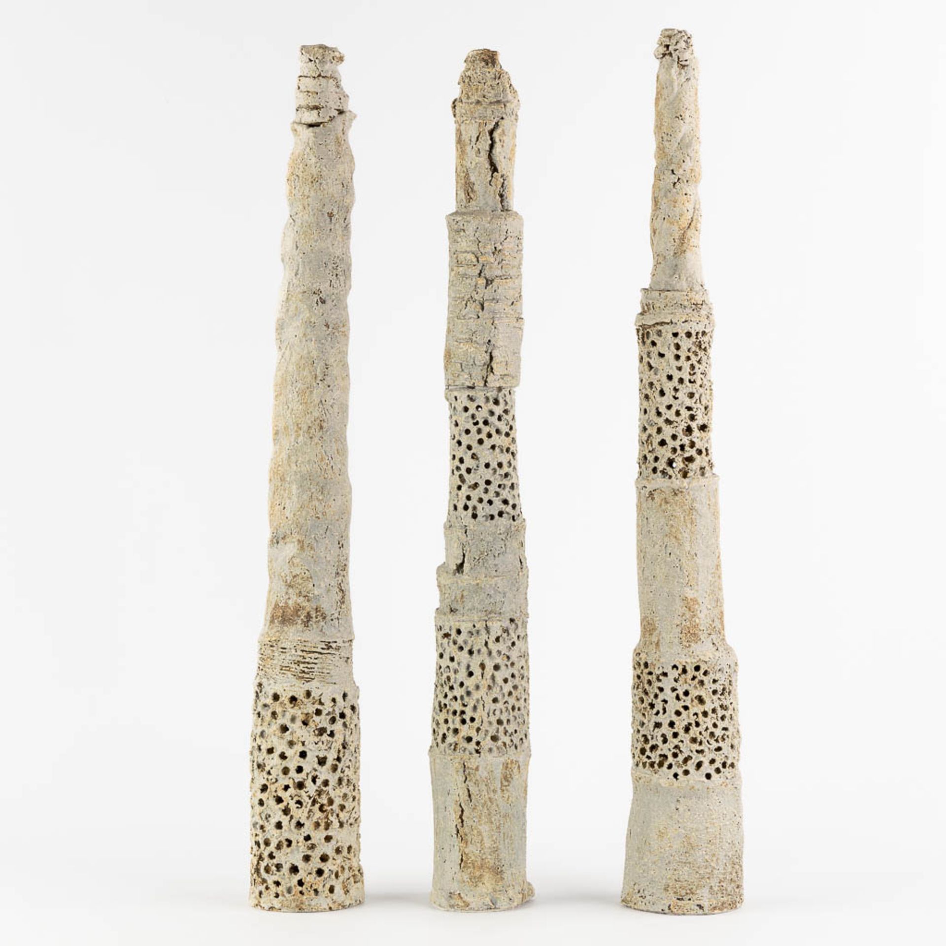 Pia MANU (XX) 'Three Decorative sculptures'. (H:73 cm) - Image 5 of 9