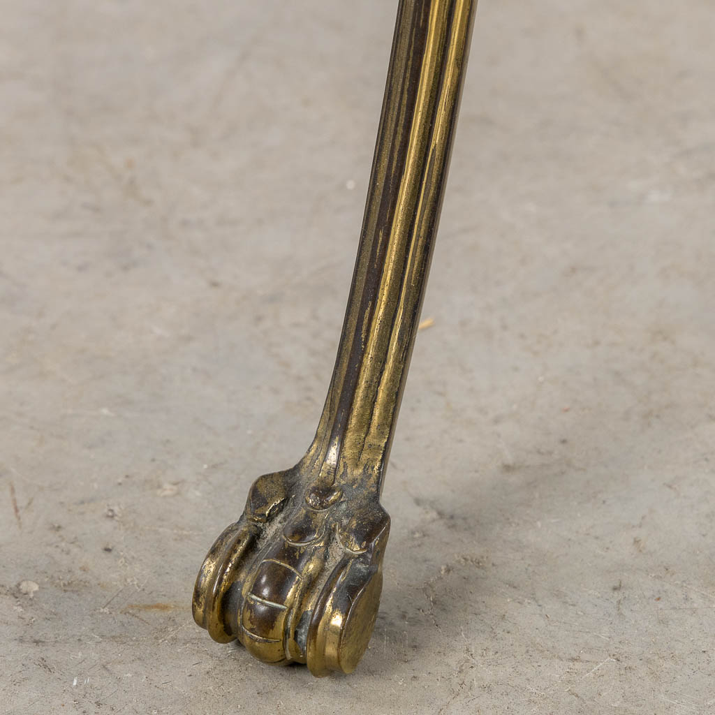 A marble and bronze coffee table, added a floorlamp. Circa 1960. (L:52 x W:101 x H:41 cm) - Image 18 of 19