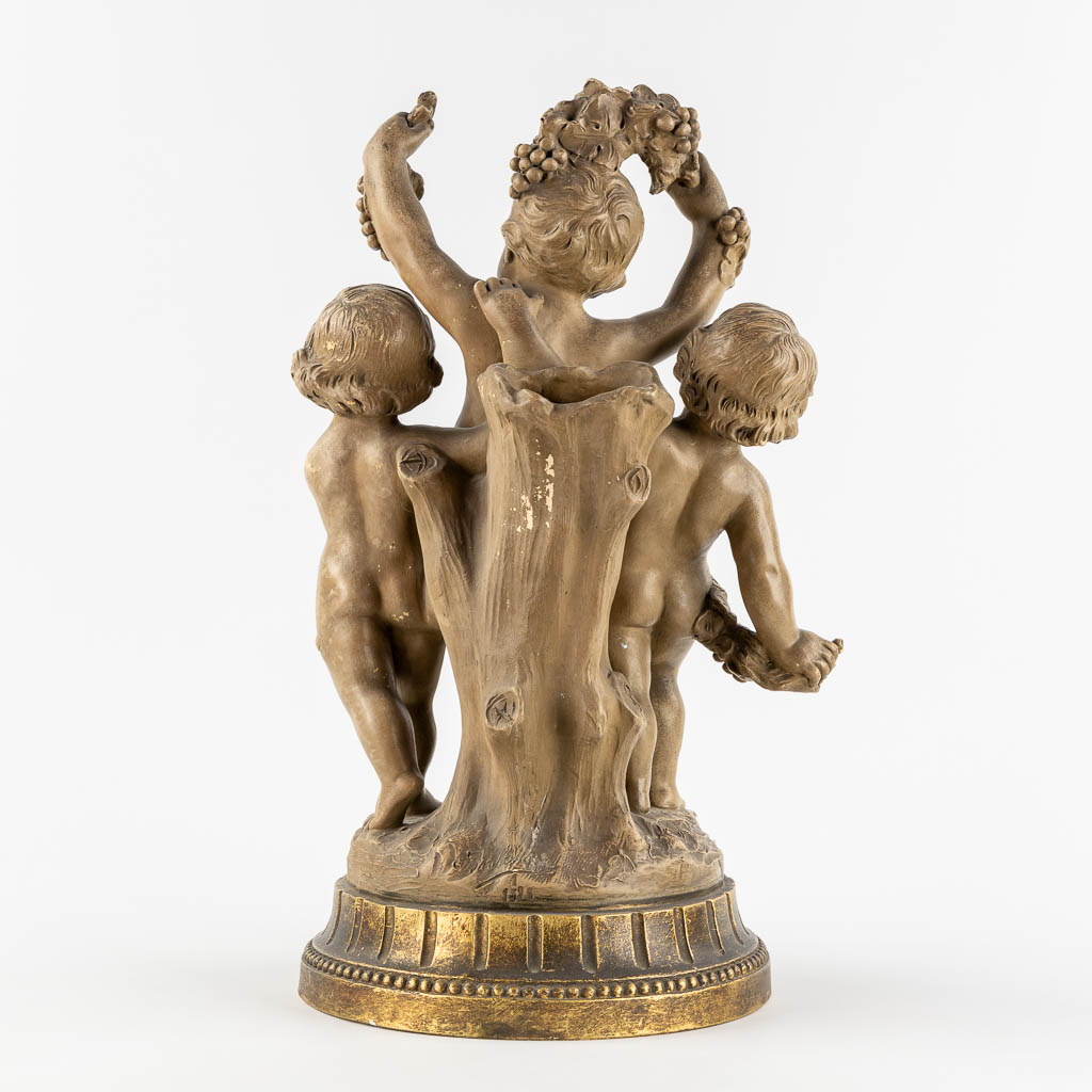 Pierre BALESTRA (XIX-XX) 'Bacchanal scène'. (L:28 x W:26 x H:50 cm) - Image 5 of 13