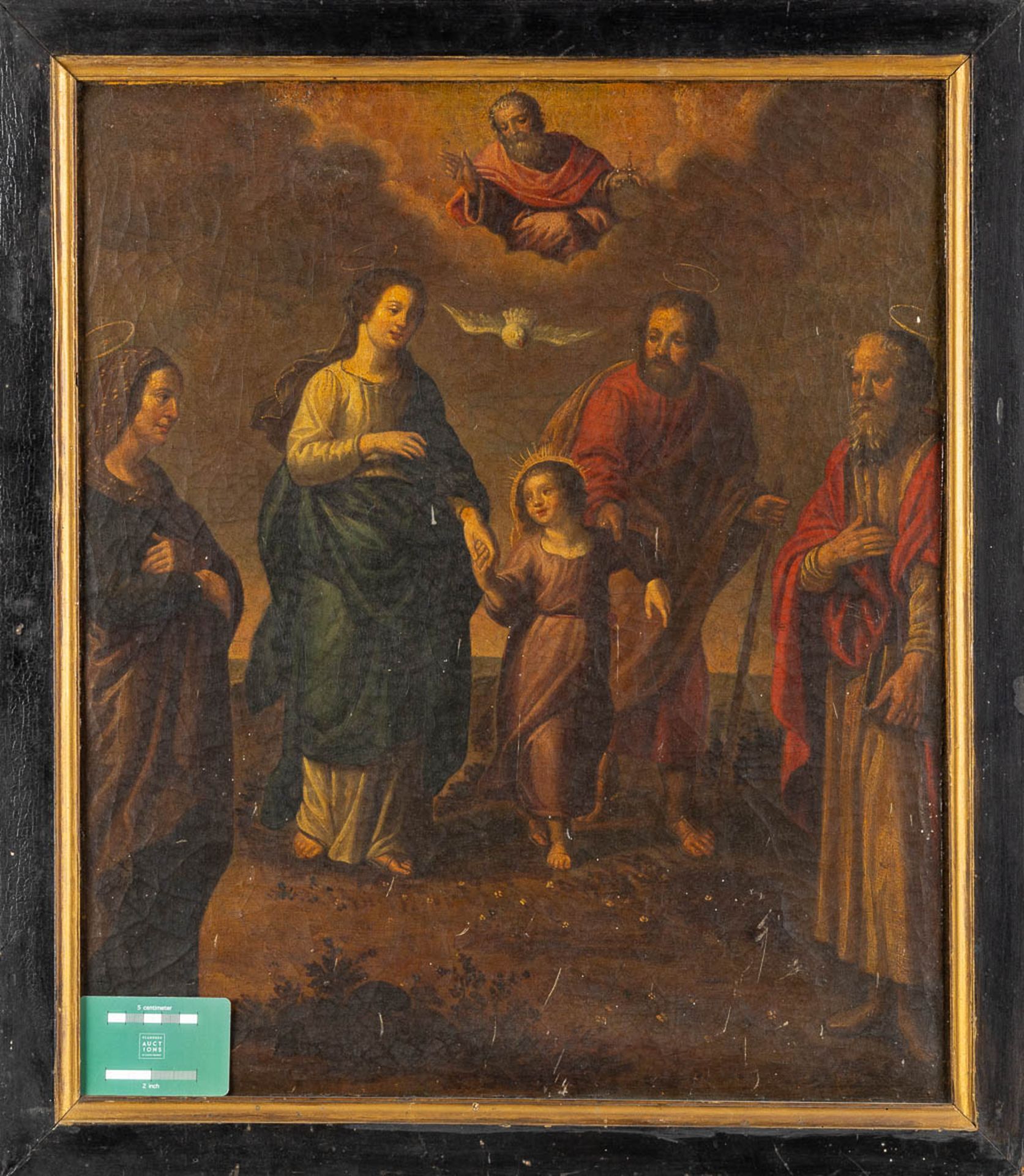 After Peter Paul Rubens, 'The Return of the Holy Family from Egypt', oil on canvas. (W:48 x H:58 cm) - Image 2 of 9