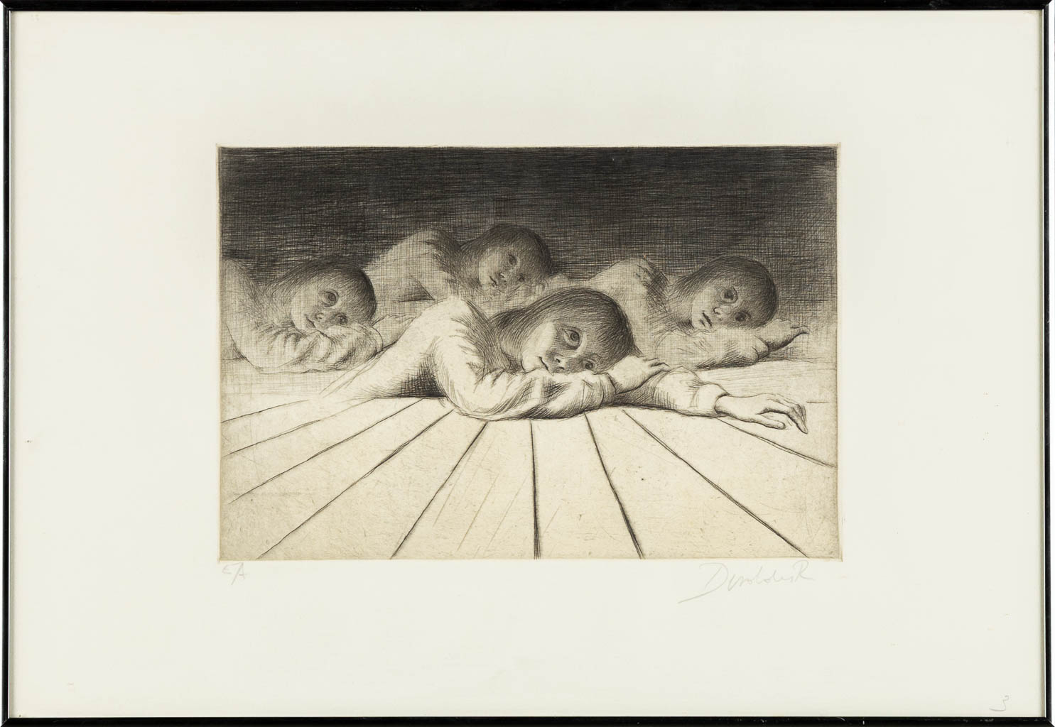 Roland DEVOLDER (1938) 'Four Etchings'. (W:34,5 x H:49,5 cm) - Image 5 of 17