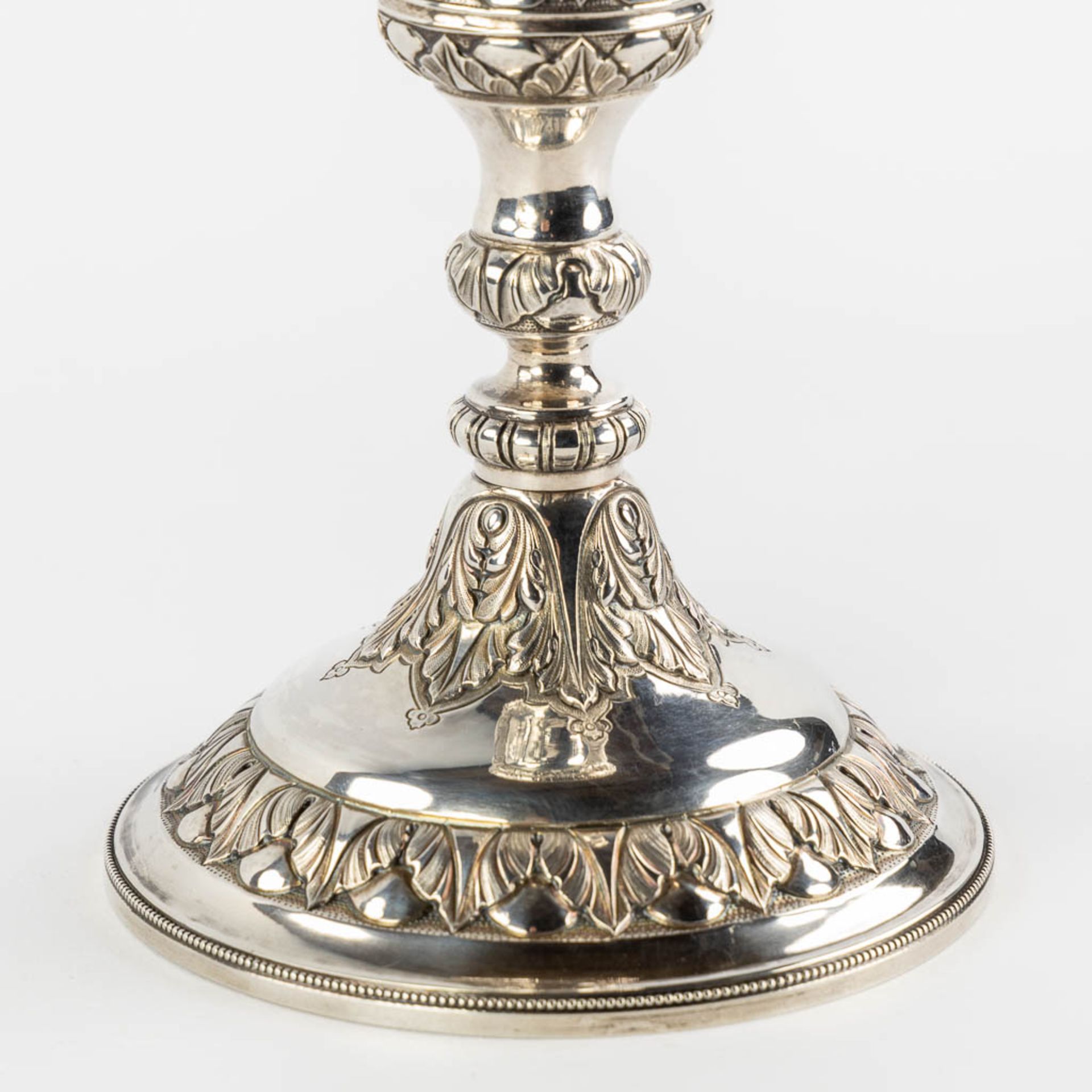 Henricus De Curte (1821-1868), Gent, Belgium, A ciborie, silver. 527g. (H:29 x D:14 cm) - Bild 11 aus 11