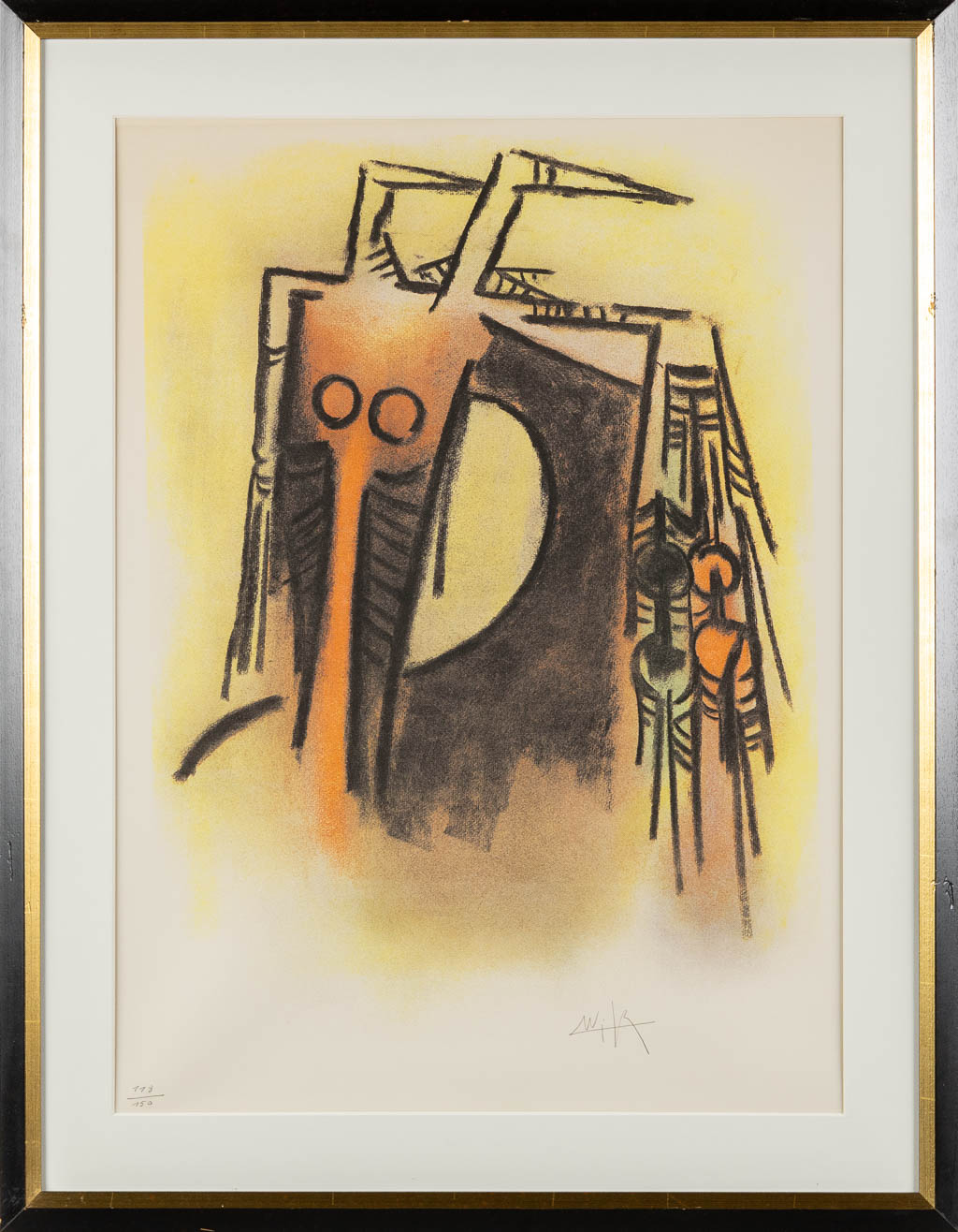 Wifredo LAM (1902-1982) 'Two Lithographs' 118/150 (2x). (W:63 x H:87 cm) - Image 4 of 11