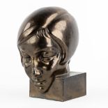 Koos VAN DER KAAIJ (1900-1976) 'Head of a lady' 1934. (L:15,5 x W:12 x H:21 cm)