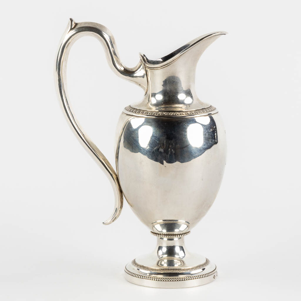 Carolus De Pape (1763-1840) 'Pitcher' silver, Bruges, Belgium, circa 1832 and 1840. (L:8 x W:13 x H: - Image 6 of 11