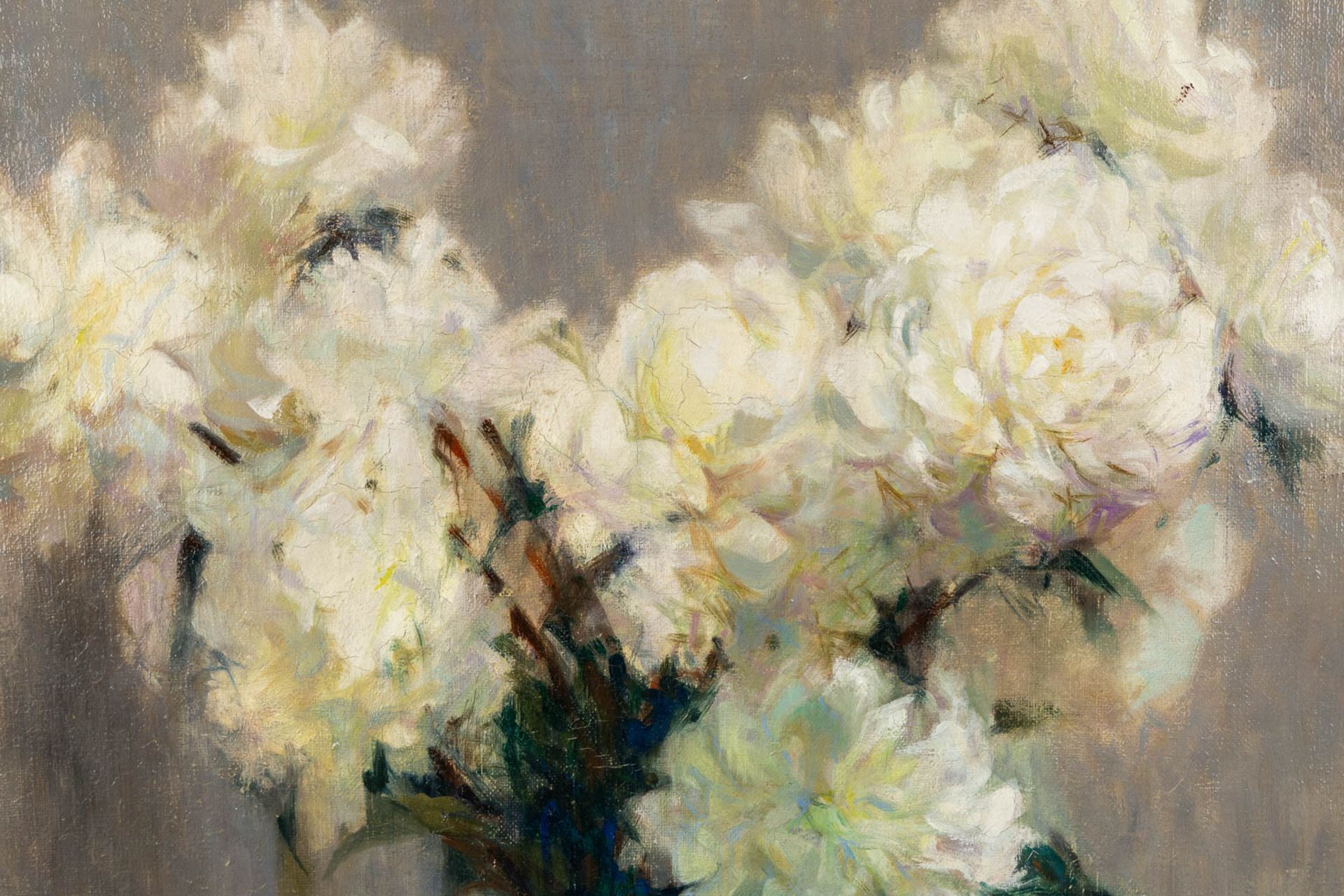 Jacques BILLE (1880-c.1943) 'Flowers' 1920. (W:50 x H:61 cm) - Bild 4 aus 7