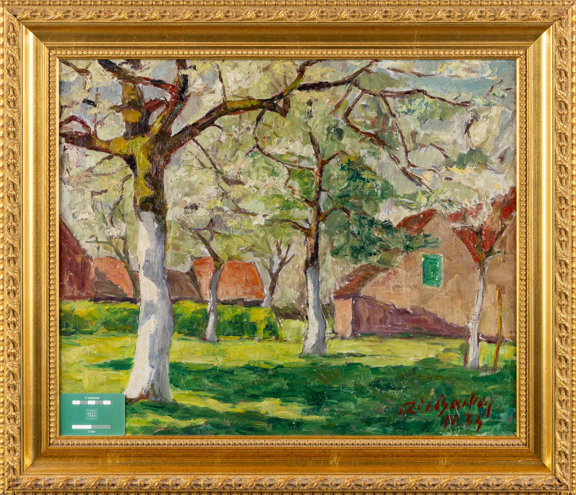 Roger DE BACKER (1897-1984) 'Spring' 1934. (W:60 x H:50 cm) - Bild 2 aus 6