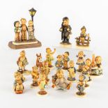 Hummel, 20 figurines, polychrome porcelain. (H:18 cm)