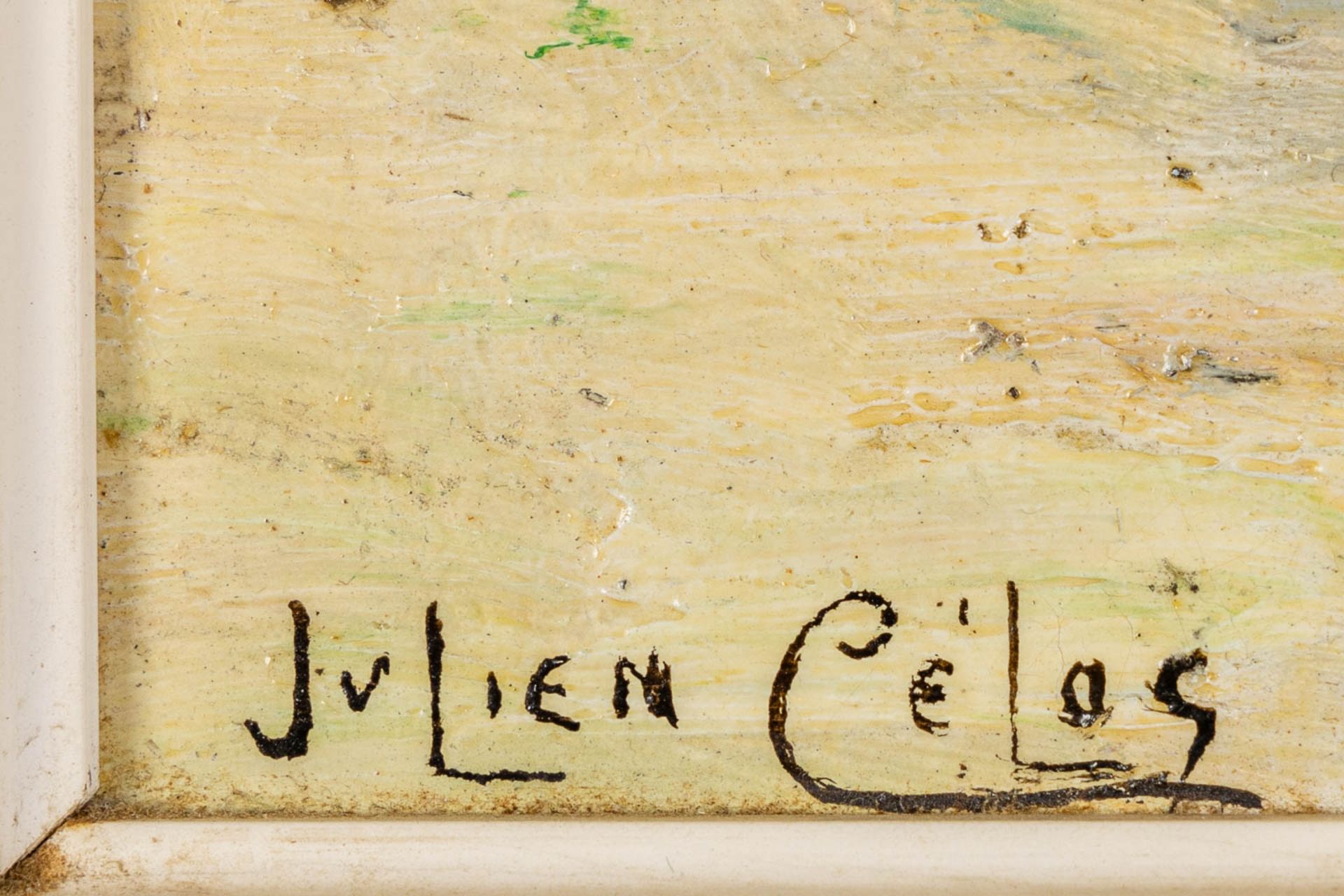 Julien CÉLOS (1884-1953) 'Beaumont sur l?Oise (France)'. (W:41 x H:31 cm) - Image 4 of 5