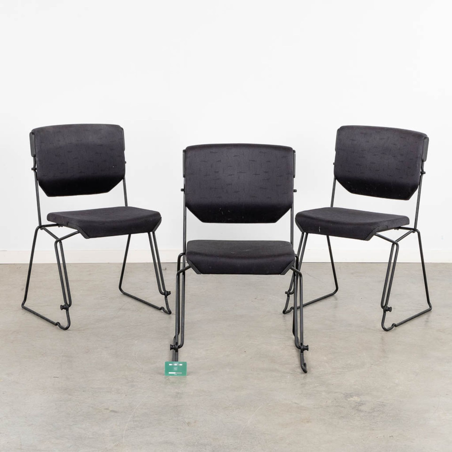 Albert STOLL (XX) Three Chairs, for Giroflex. (L:53 x W:53 x H:83 cm) - Bild 2 aus 11