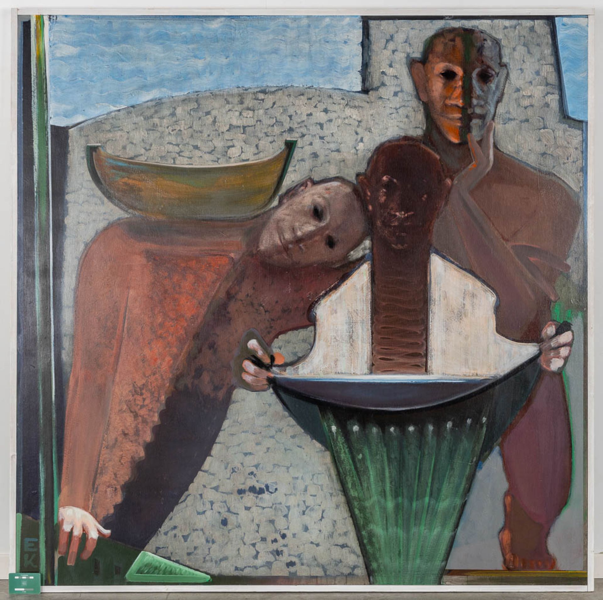 Eric KENGEN (1952) 'Untitled'. (W:150 x H:150 cm) - Image 2 of 6