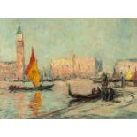 Armand JAMAR (1870-1946) 'View on Venice, Italy' 1930. (W:75 x H:55 cm)