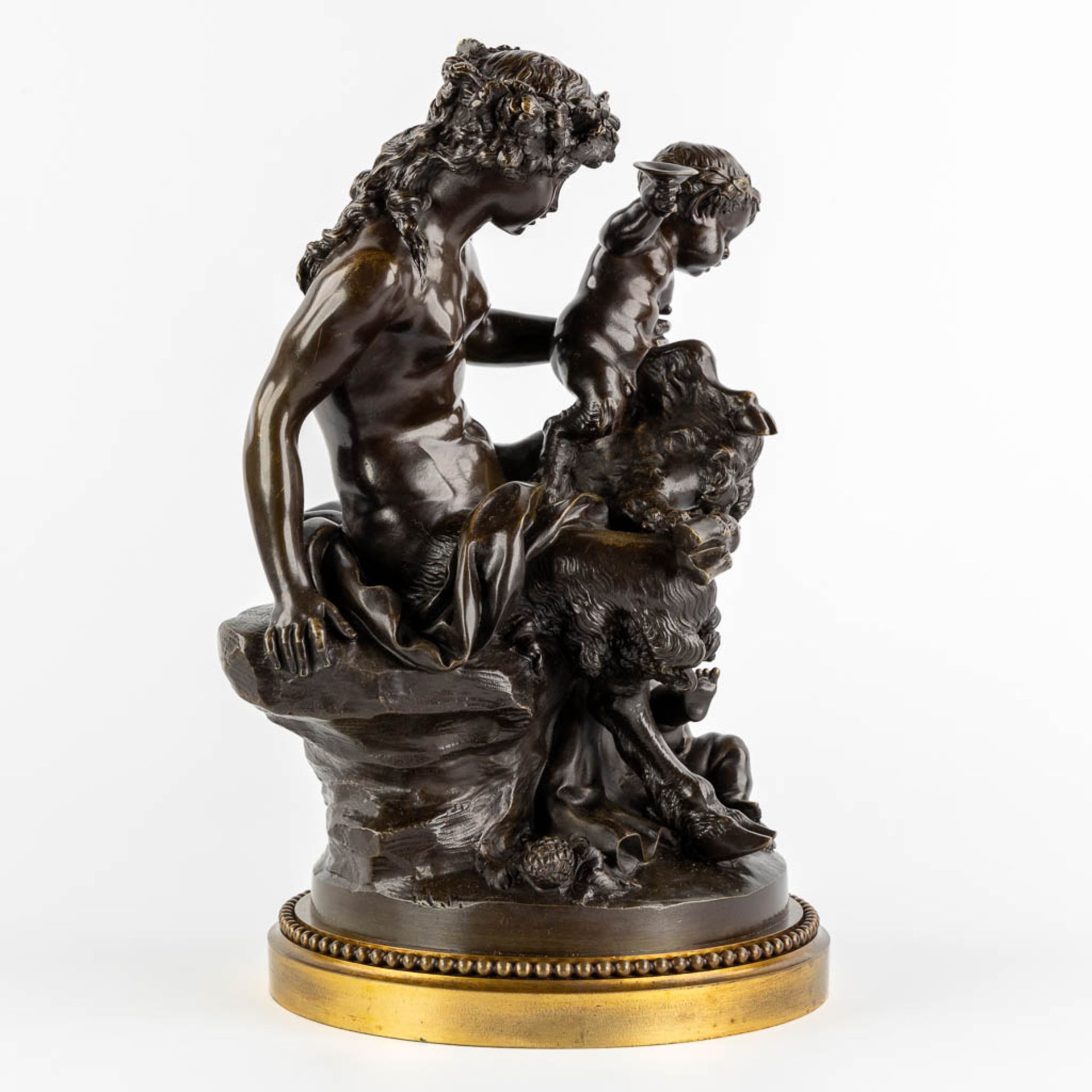 After Claude Michel, CLODION (1738-1814) 'Satyress with putti'. (H:45 x D:26 cm) - Image 6 of 10