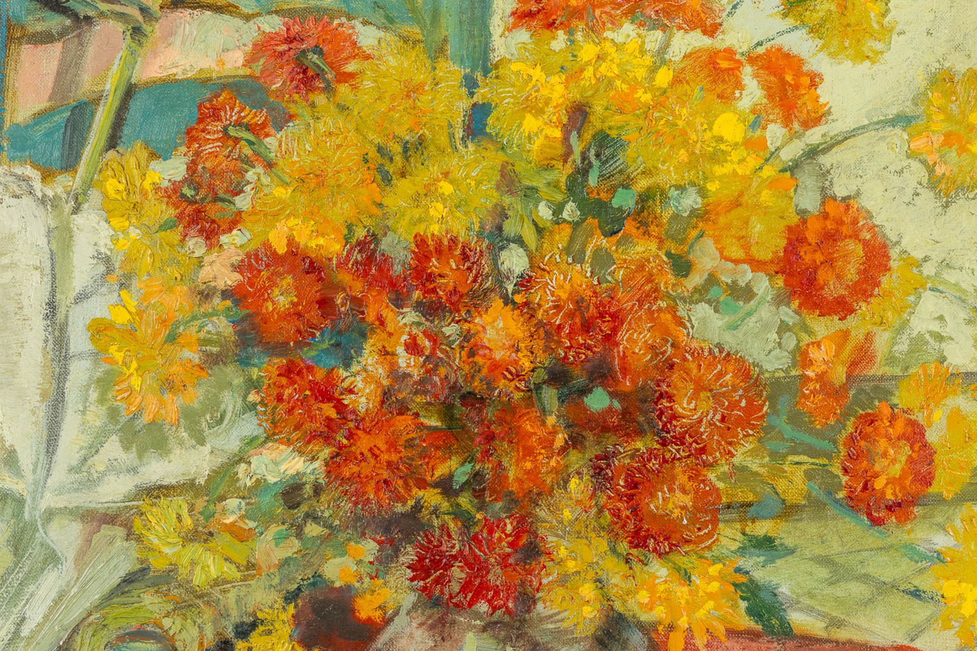 Oscar HOGE (1884-1965) 'Flowers' 1950. (W:60 x H:70 cm) - Bild 4 aus 7