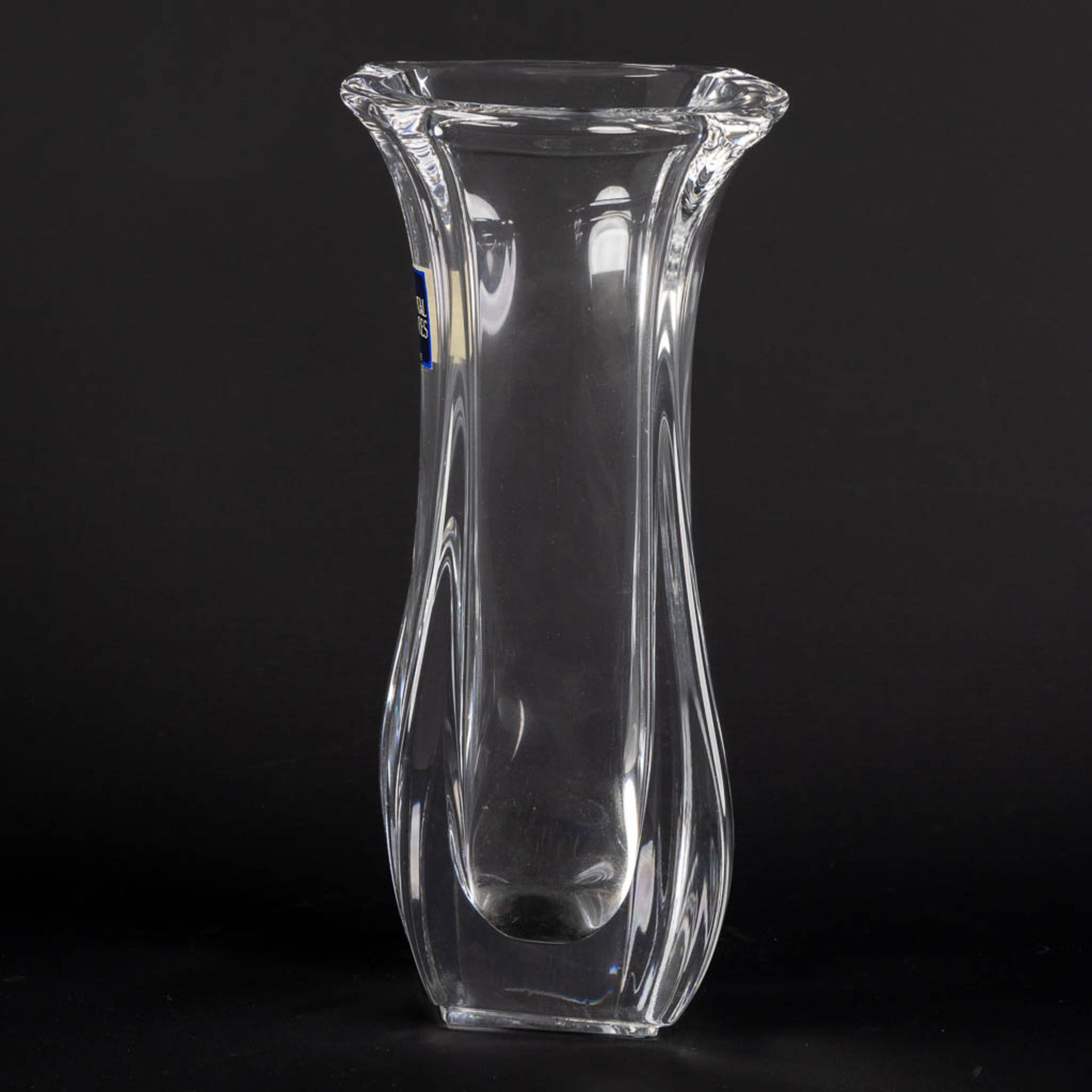 Cristal De Sèvres, a large crystal vase. (L:15 x W:18 x H:28 cm) - Bild 5 aus 14