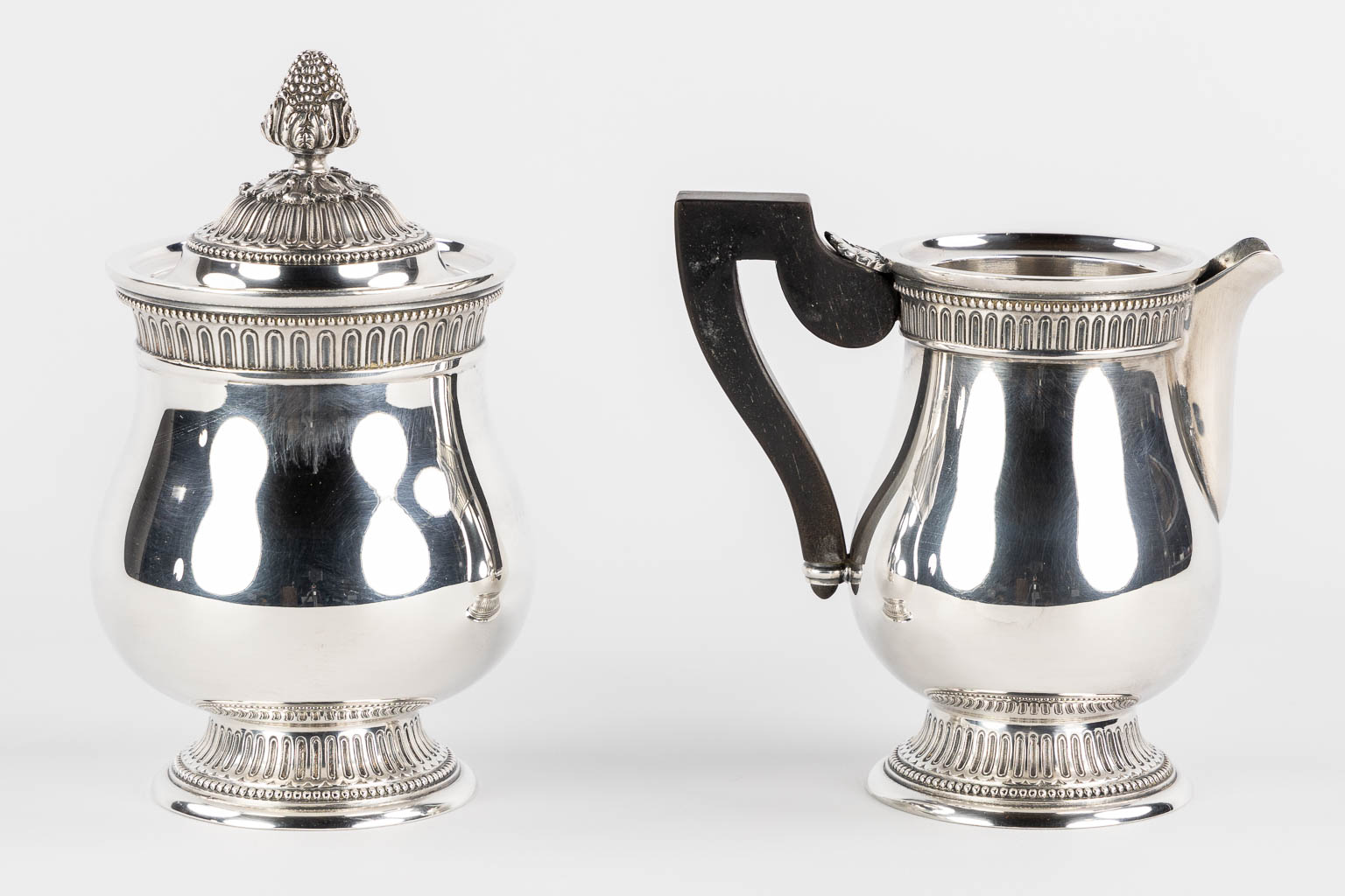 Christofle 'Malmaison' a coffee and tea service. (L:42 x W:66 cm) - Image 15 of 22