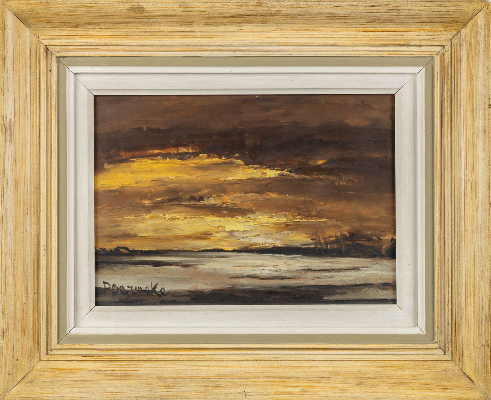 Paul PERMEKE (1918-1990) 'Sunset'. (W:35 x H:25 cm) - Image 3 of 5
