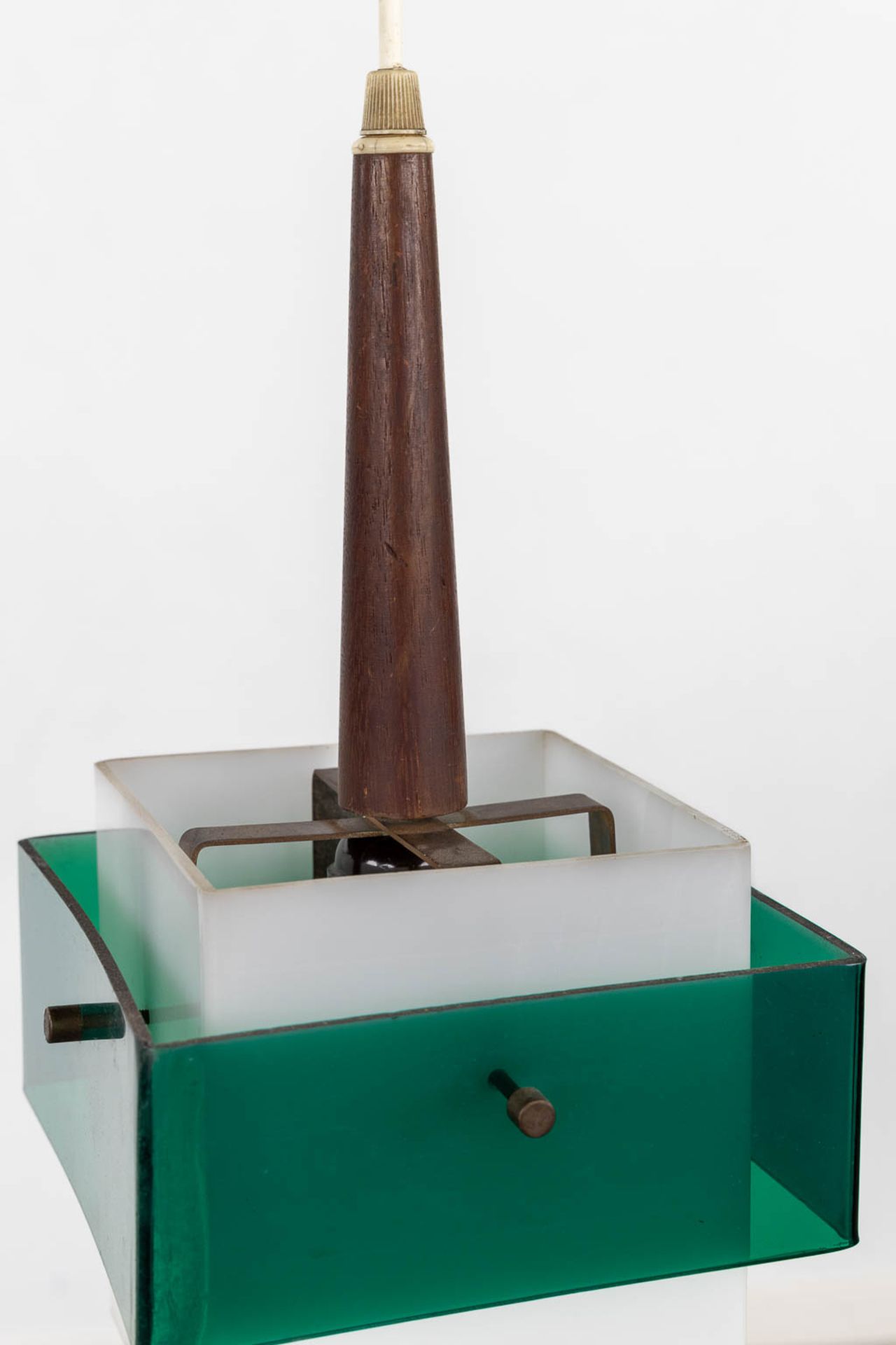 Luigi MASSONI (1930-2013) 'Marconi' Acrylic, wood and metal. 1962. (L:19 x W:19 x H:40 cm) - Image 5 of 6