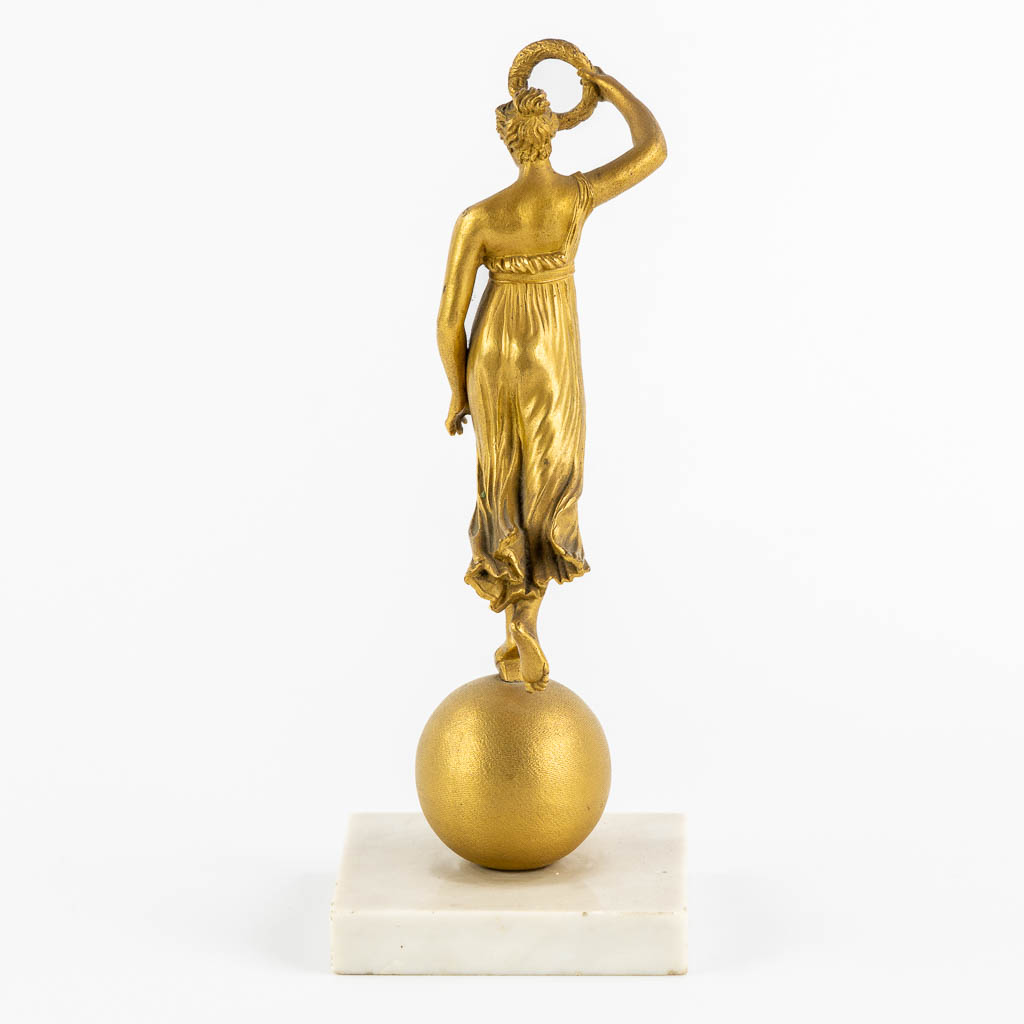 The Triumph of Venus', gilt bronze. Empire. France, 19th C. (H:24 cm) - Image 5 of 9