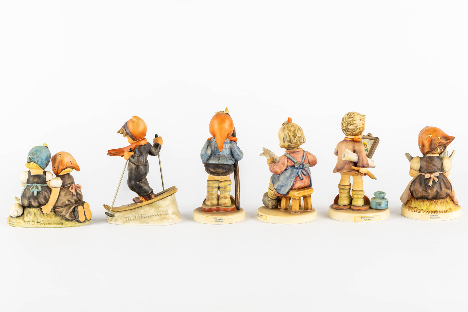 Hummel, 12 figurines, polychrome porcelain. (H:20,5 cm) - Image 4 of 12