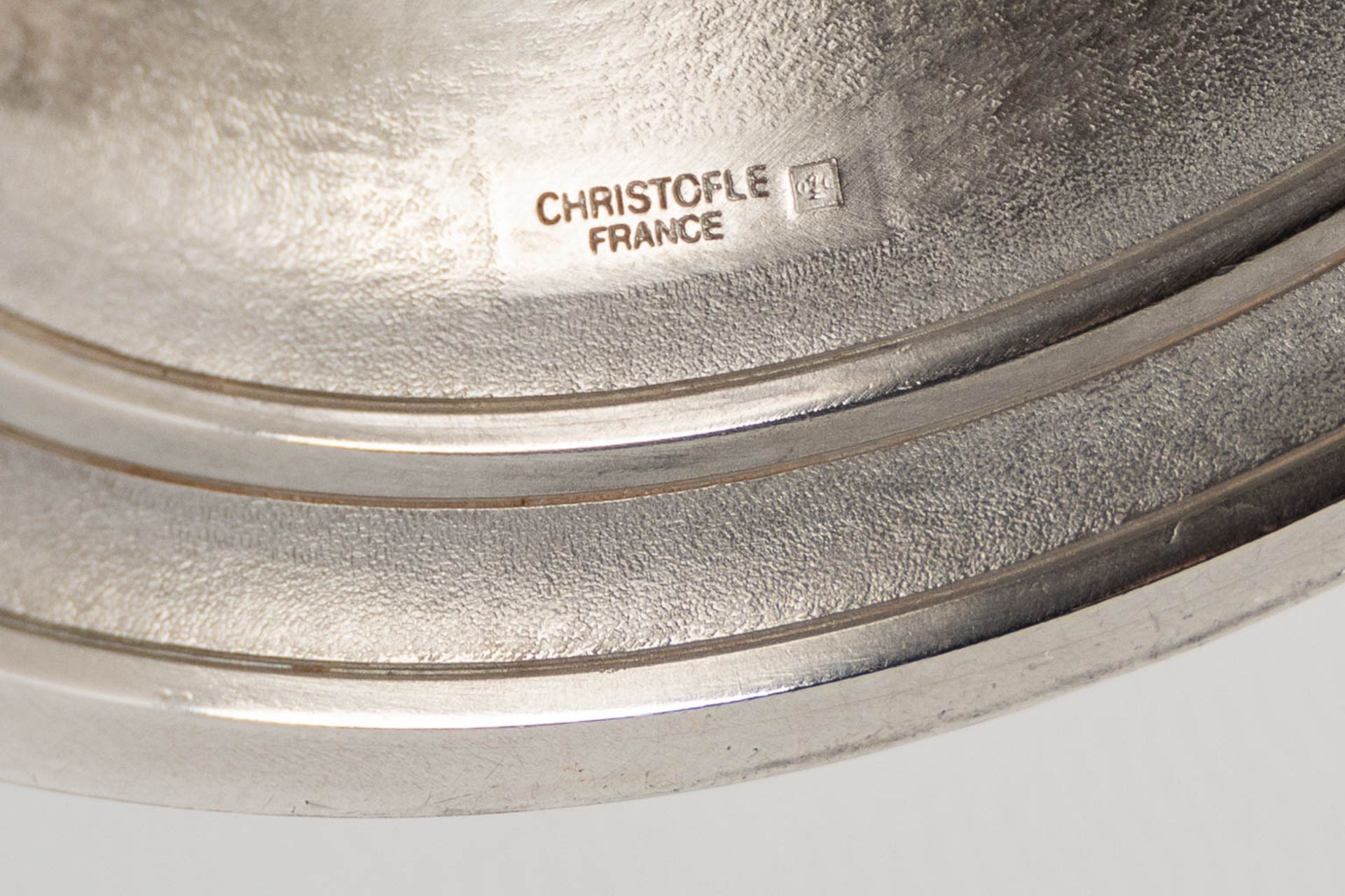 Christofle 'Malmaison' a coffee and tea service. (L:42 x W:66 cm) - Bild 13 aus 22