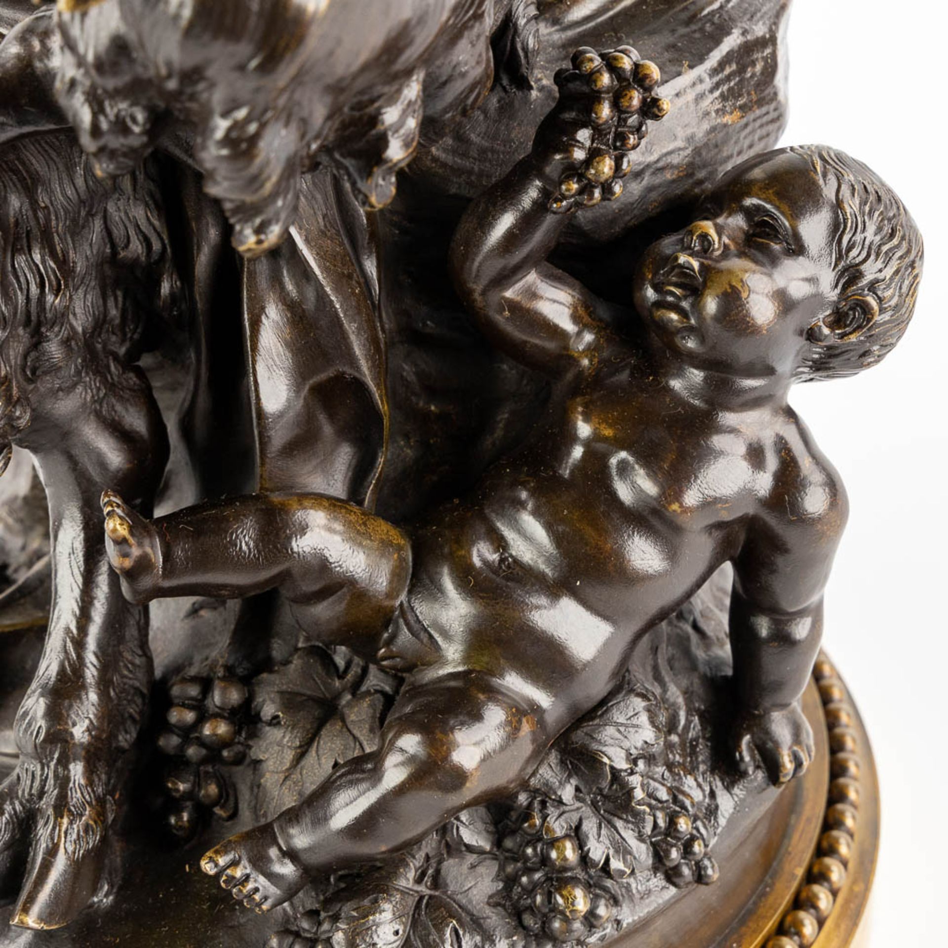 After Claude Michel, CLODION (1738-1814) 'Satyress with putti'. (H:45 x D:26 cm) - Image 9 of 10