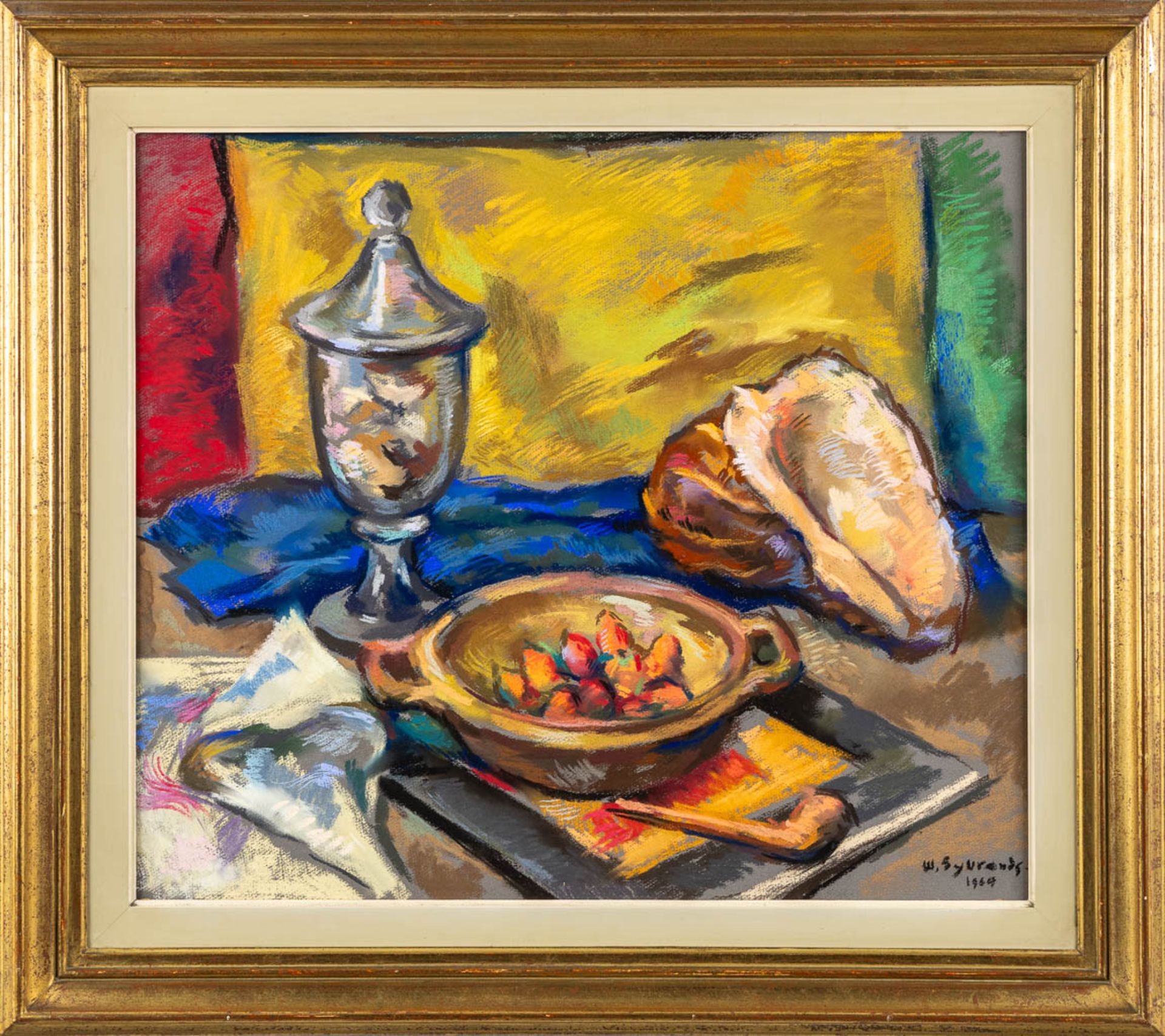 Wilfried SYBRANDS (1912-1991) 'Still life, two paintings'. (W:66 x H:56 cm) - Image 3 of 11