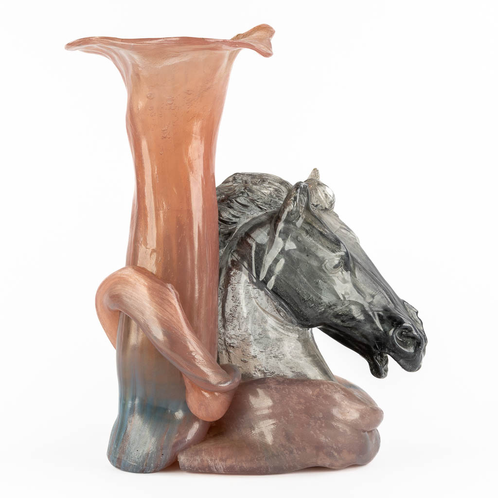 Rémo PINTUS (1938-2002) 'Horse Head'. (L:37 x W:42 x H:60 cm) - Image 5 of 11