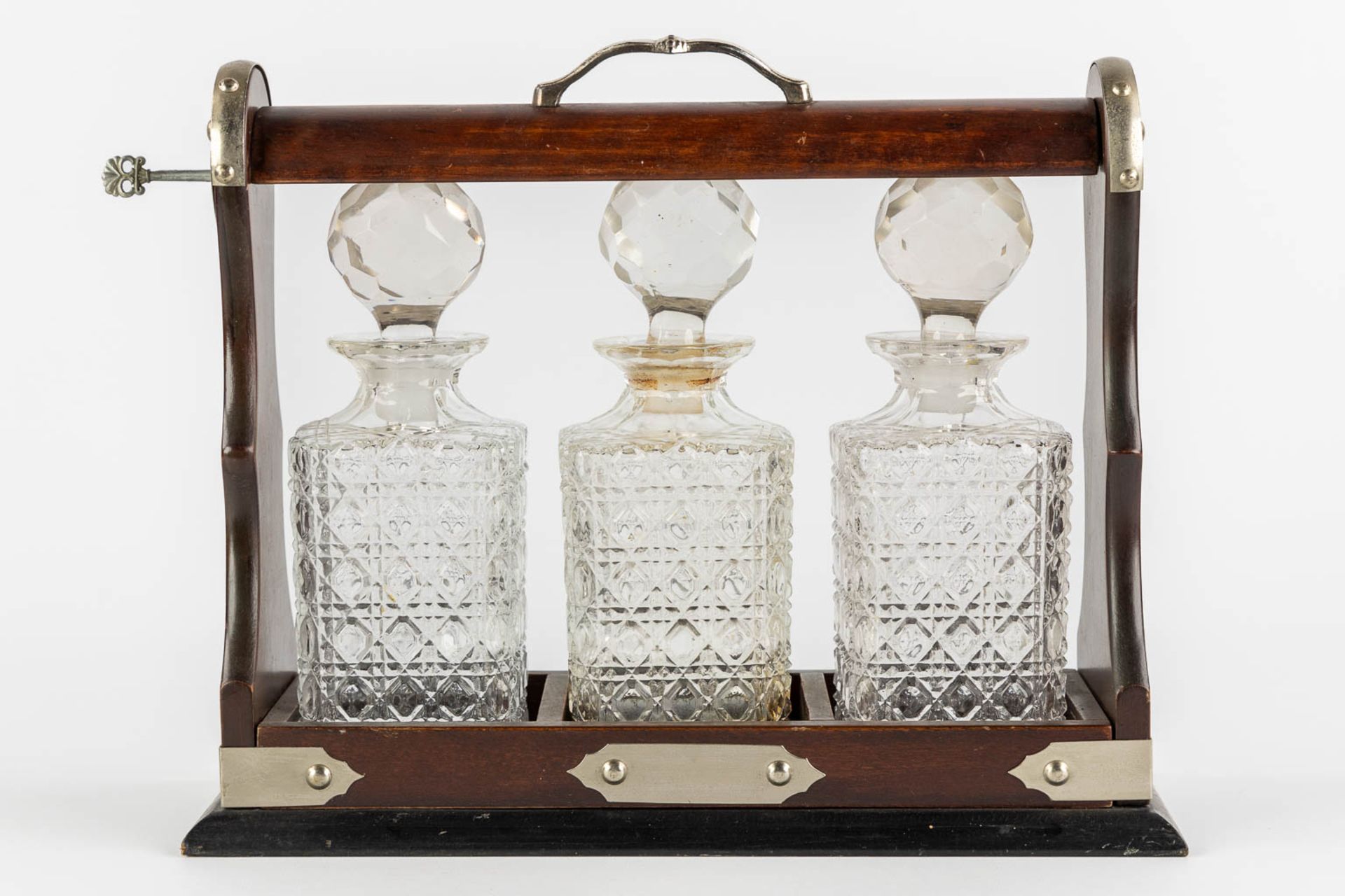 Three 'Cave à Liqueur', Liquor boxes. 19th and 20th C. (L:14 x W:35 x H:28 cm) - Image 6 of 9