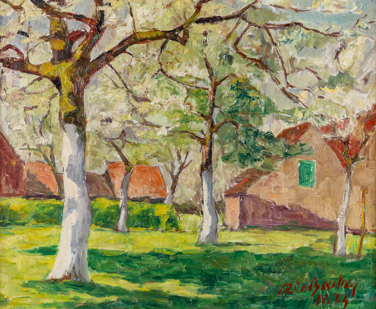 Roger DE BACKER (1897-1984) 'Spring' 1934. (W:60 x H:50 cm) - Image 3 of 6
