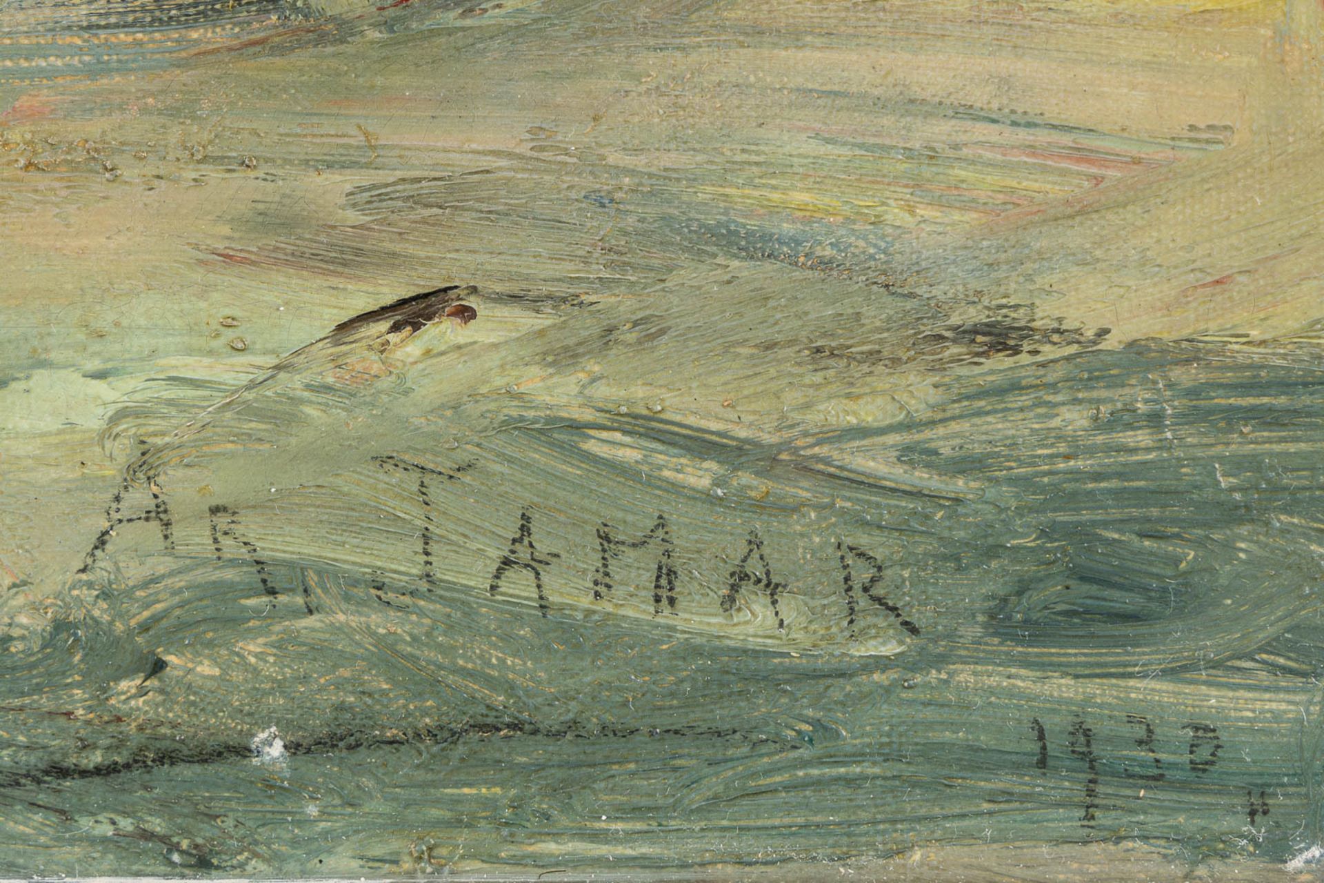 Armand JAMAR (1870-1946) 'View on Venice, Italy' 1930. (W:75 x H:55 cm) - Bild 6 aus 7