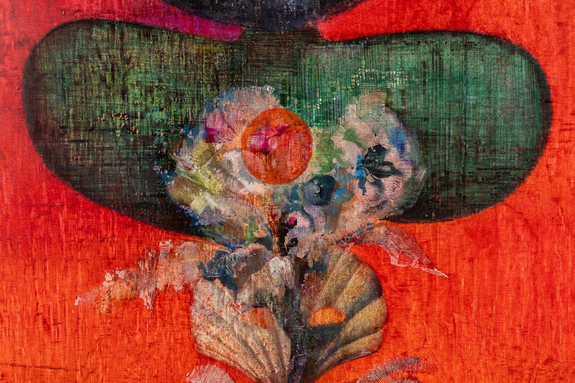 Pierre Willy DE MUYLDER (1921-2013) 'Iris'. (W:97 x H:130 cm) - Bild 4 aus 7