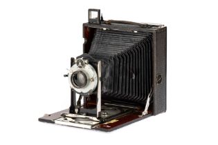 A Wünsche Excelsior (13x18) Folding Camera,