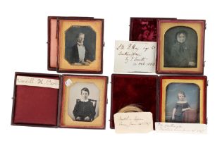 4 Daguerreotype Portraits (Named sitters),
