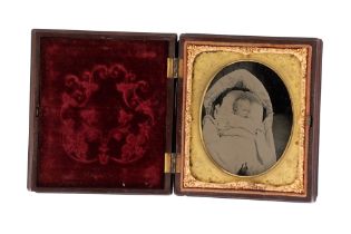 Post-Mortem Ambrotype of a Baby,