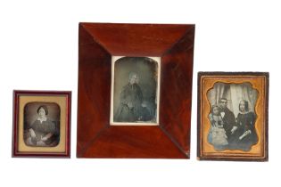 3 Framed Daguerreotypes,