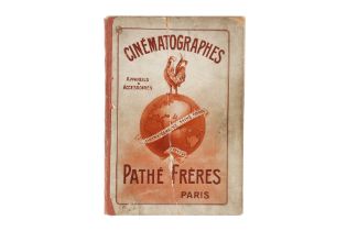 A Rare Pathe Freres, Paris Cinematographes Catalogue