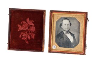 Sixth plate daguerreotype by Lorenzo G. Chase of Boston,