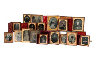 Large Collection of Cased Ambrotypes,