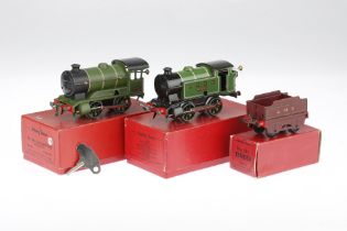 Collection of O Gauge Tinplate Hornby Trains,