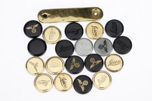 A Collection of Soviet 'Leica' Lens Caps,