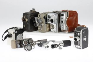 A Bolex C8S and Other 8mm Cine Cameras