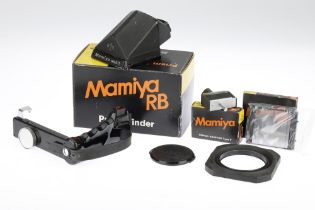 A Selection of Mamiya Camera Accessories,