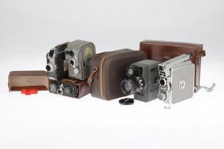 Five 8mm Cine Cameras