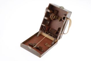 A Small Leitz Leica Leather Camera Outfit Case