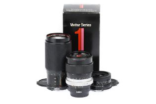 Three Nikon Fit SLR Lenses