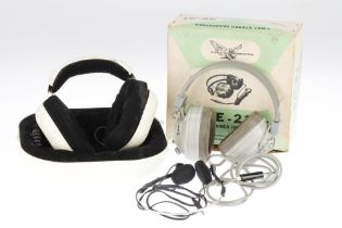 Two Sets of Vintage Headphones,