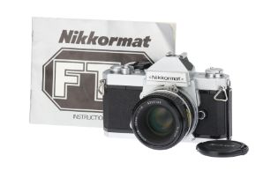 A Nikon Nikkormat FT2 35mm SLR Camera